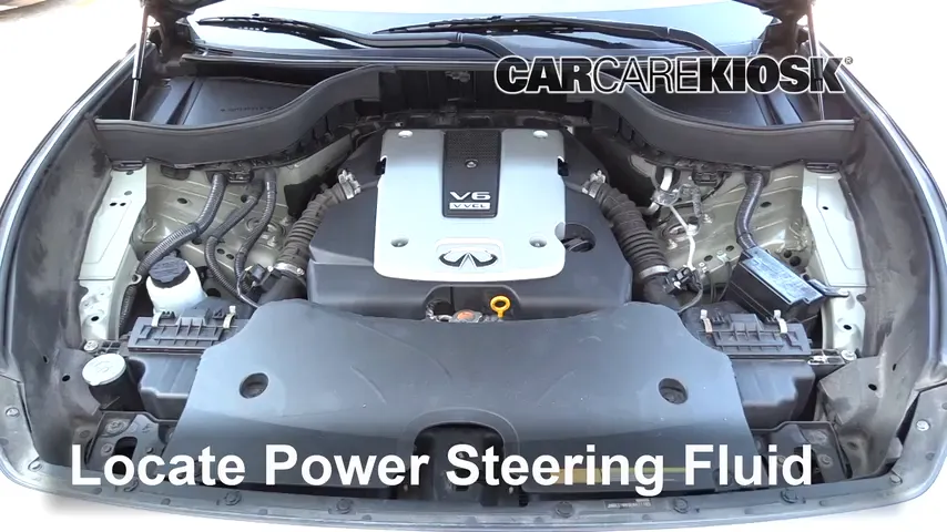 2014 Infiniti QX70 3.7L V6 Power Steering Fluid